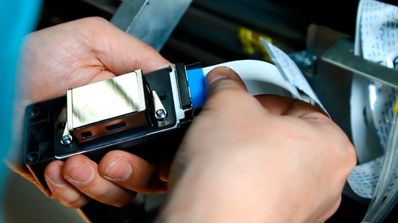 Замена печатающей головки